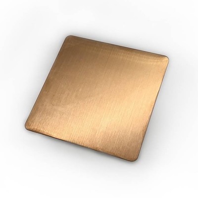 304 201 color stainless steel sheet brushed hairline finish bronze black gold copper stainless steel plate 4x8 for wall panel